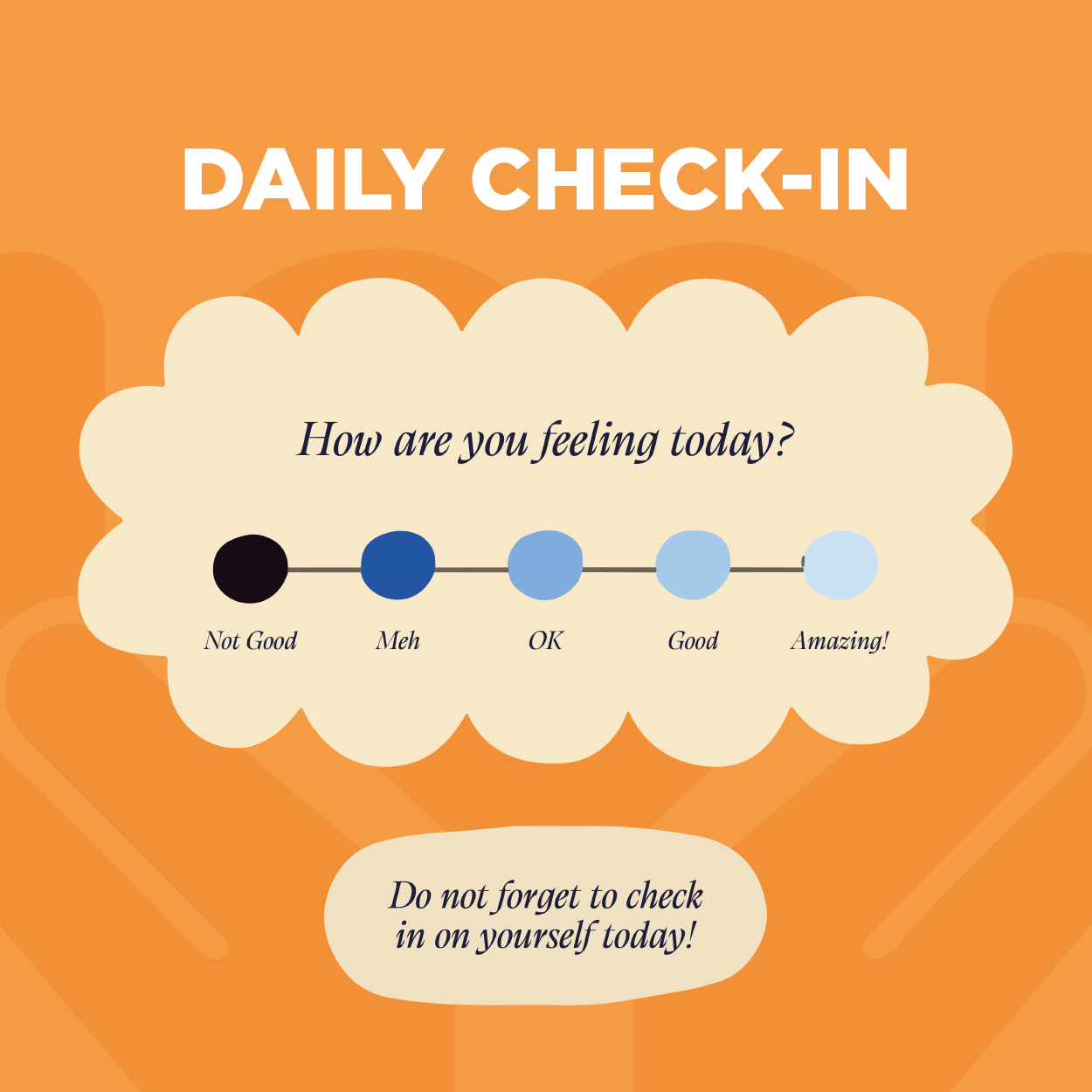 Ketamine West Daily Check-In ad creative