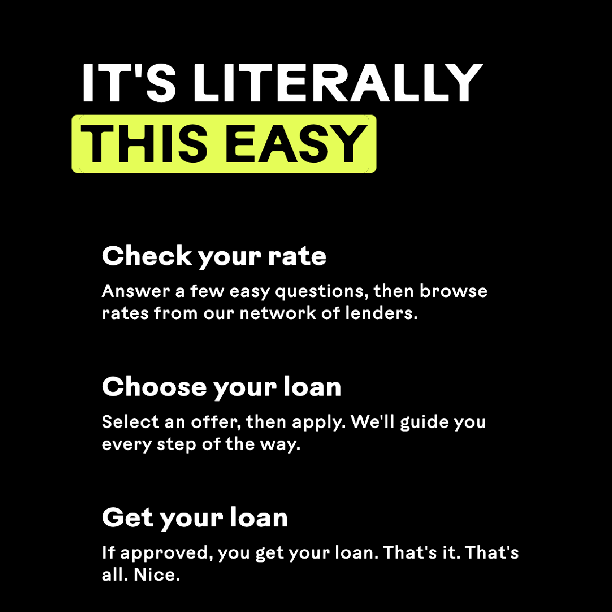 Splash Financial — It's Literally This Easy campaign